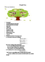 Bài tập ôn tập Tiếng anh lớp 2 - Chủ đề Gia đình